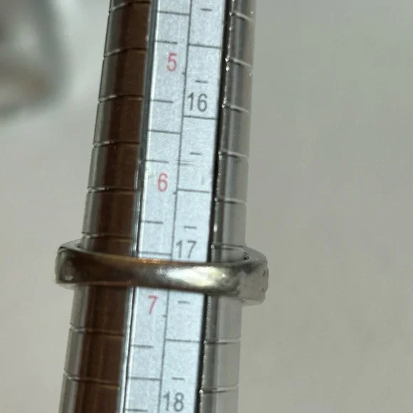 Stunning 925 Silver and 14k Gold Blue Topaz with Diamonds Ring - Picture 7 of 9